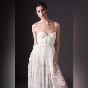 Sau Lee Selena Lace Dress in White - REVOLVE